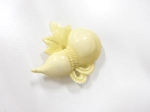 アンティーク　鯨　帯留め
